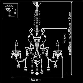 Подвесная люстра Osgona Ampollo 786082