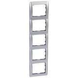 Рамка 5-постовая Legrand Galea Life тертый алюминий 771959