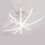 Потолочный светодиодный светильник Eurosvet Evia 90100/5 белый