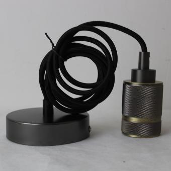 Ретро патрон с подвесом E27 Бронза Sun Lumen 056-564