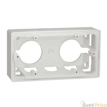 Коробка двухмодульная для открытой установки Schneider Electric Unica New NU800418