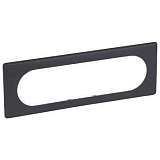 Рамка 6/8-модульная Legrand Celiane черная перкаль 066746