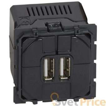Розетка 2хUSB Legrand Celiane 067462