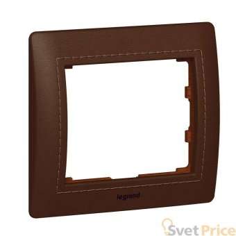 Рамка 1-постовая Legrand Galea Life Club коричневая 771995