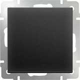 Выключатель одноклавишный проходной черный матовый WL08-SW-1G-2W 4690389054143