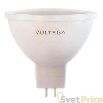 Лампа светодиодная Voltega GU5.3 7W 2800К матовая 7058