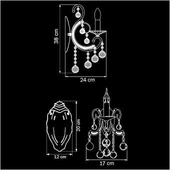 Бра Osgona Elegante 708617