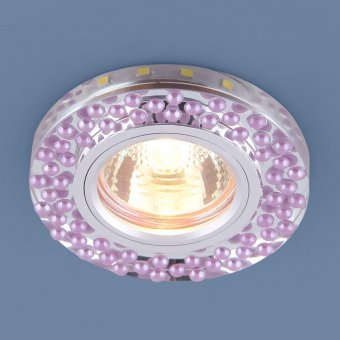 Встраиваемый светильник Elektrostandard 2194 MR16 SL/VL зеркальный/фиолетовый 4690389099281