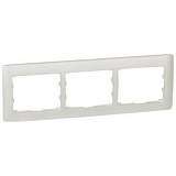 Рамка 3-постовая Legrand Galea Life перламутр 771503