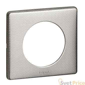 Рамка 1-постовая Legrand Celiane сильвер пунктум 068721