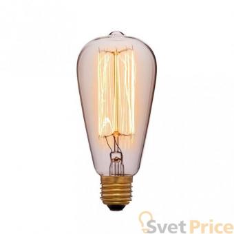 Лампа накаливания E27 60W колба прозрачная 053-242a