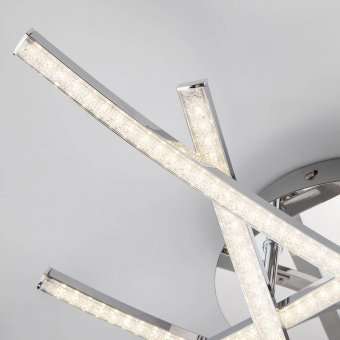 Потолочный светодиодный светильник Eurosvet Showy 90107/6 хром
