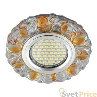 Встраиваемый светильник Fametto Luciole Dls-L136 Gu5.3 Glassy/Gold