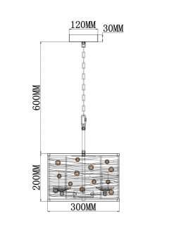 Подвесной светильник Rivoli Сonfusione 5015-203