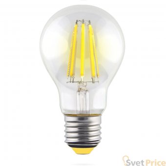 Лампа светодиодная филаментная E27 15W 2800К прозрачная VG10-A1E27warm15W-F 7104