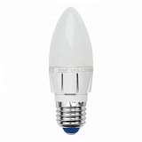 Лампа светодиодная диммируемая (08689) E27 6W 4500K свеча матовая LED-C37-6W/NW/E27/FR/DIM