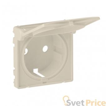 Лицевая панель Legrand Valena Life розетки с/з слоновая кость 754841