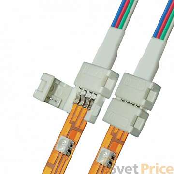Коннектор для светодиодных лент (06610) Uniel UCX-SD4/B20-RGB White 020