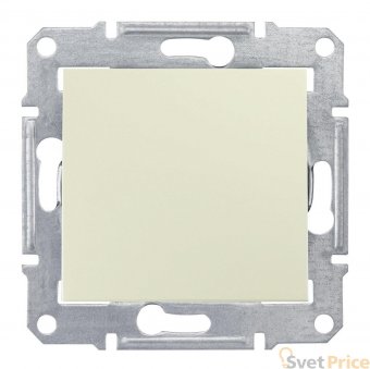 Выключатель кнопочный Schneider Electric Sedna с/у 10A 250V SDN0420147