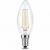 Лампа светодиодная филаментная E14 7W 2700К свеча прозрачная 103801107