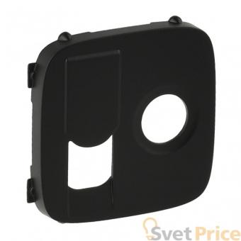 Лицевая панель Legrand Valena Allure розетки TV-RJ45 антрацит 754838