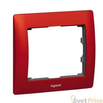 Рамка 1-постовая Legrand Galea Life волшебный красный 771901
