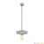 Подвесной светильник Eurosvet Creto 50167/1 серебряный