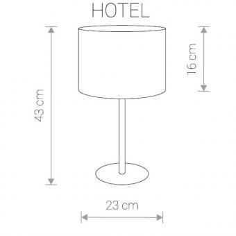 Настольная лампа Nowodvorski Hotel 9301