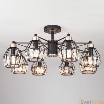Потолочная люстра Eurosvet Lord 70075/8 черный