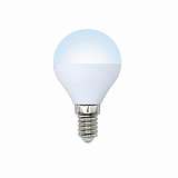 Лампа светодиодная (UL-00001775) E14 8W 6500K шар матовый LED-G45-8W/DW/E14/FR/O