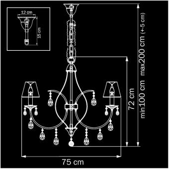 Подвесная люстра Osgona Solido 706084