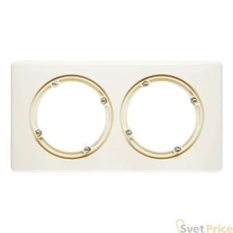 Рамка 2-постовая Legrand Celiane слоновая кость 069082