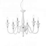 Подвесная люстра Ideal Lux Doge SP6 Bianco