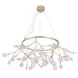 Подвесная люстра Crystal Lux Evita SP45 D Gold/Transparent