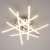 Потолочный светодиодный светильник Eurosvet Showy 90107/6 хром