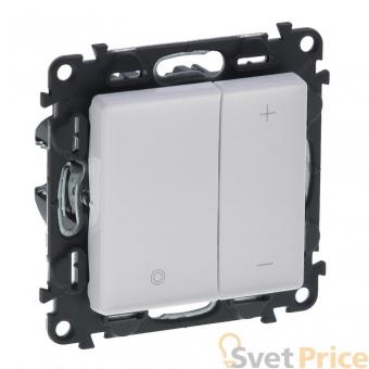 Светорегулятор Legrand Valena Life клавишный без нейтрали белый 752462