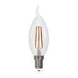 Лампа светодиодная филаментная (UL-00005171) Uniel E14 11W 4000K прозрачная LED-CW35-11W/4000K/E14/CL PLS02WH