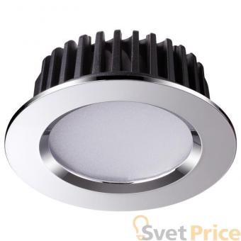 Встраиваемый светодиодный светильник Novotech Drum 357601