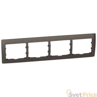 Рамка 4-постовая Legrand Galea Life темная бронза 771204