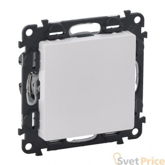 Заглушка с суппортом Legrand Valena Life белая 755180