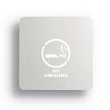 Настенный светодиодный светильник Ideal Lux Sign AP80 No Smoking