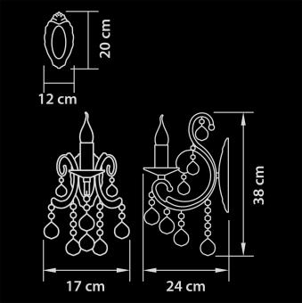 Бра Osgona Elegante 708612