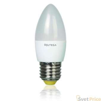 Лампа светодиодная Voltega E27 5.4W 2800К матовая VG3-C2E27warm6W 4716