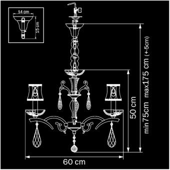 Подвесная люстра Osgona Inatti 718063