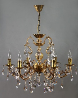 Подвесная люстра Ambiente Alicante 8888/6 AB Tear drop