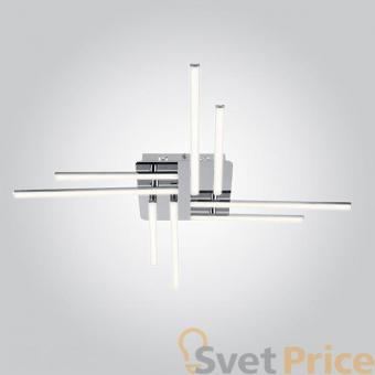 Потолочный светодиодный светильник Eurosvet Vector 90040/8 хром