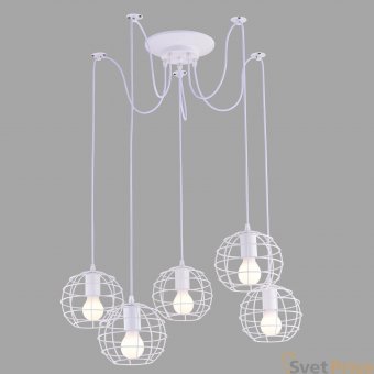 Подвесная люстра Arte Lamp A1110SP-5WH
