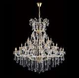 Каскадная люстра Crystal Lux Hollywood SP53 Gold