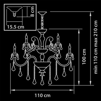 Подвесная люстра Osgona Lusso 788154