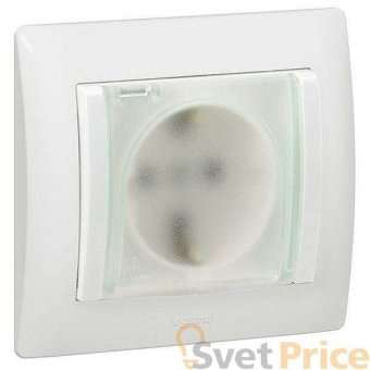 Розетка 2К+3 Legrand Galea Life 16A 250V с/з с крышкой винтовой зажим IP44 белая 775924